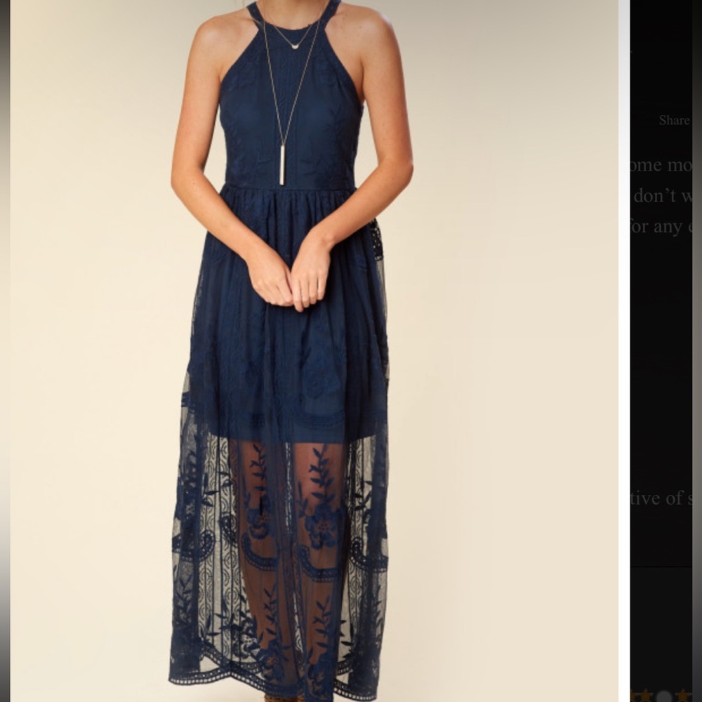 Navy blue dress, small, ALTAR'D STATE